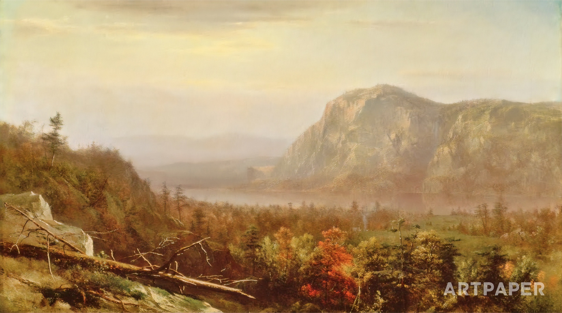 Storm King on the Hudson by Homer Dodge Martin | Artpaper